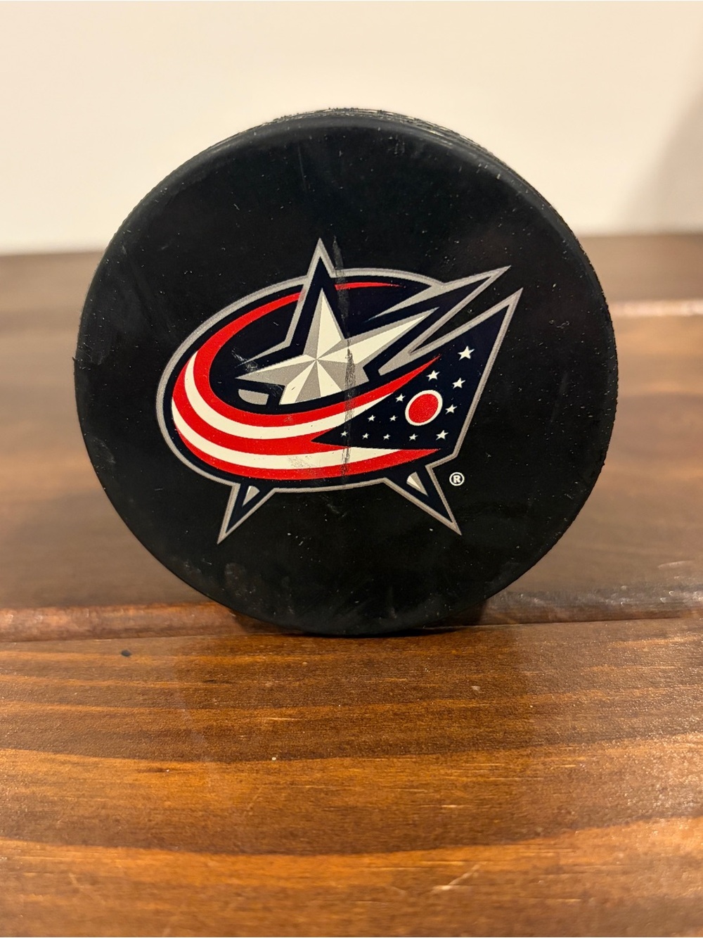 Columbus Blue Jackets NHL Game Used Practice Puck